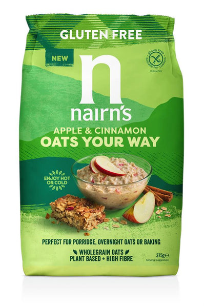 Nairn's Gluten Free Apple & Cinnamon Oats Your Way 375g