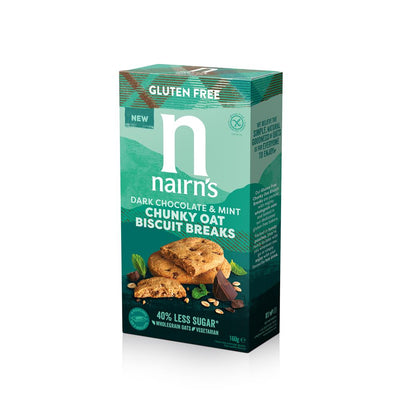 Gluten Free Dark Chocolate & Mint Chunky Biscuit Breaks 160g