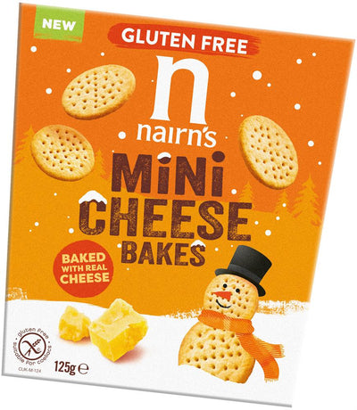 Nairns Gluten Free Mini Cheese Bakes Christmas Box 125g