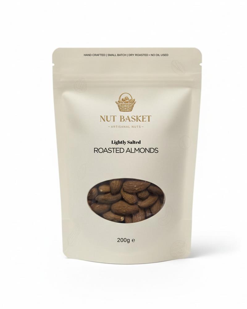 Nut Basket Roasted Almonds Lightly Salted 200g – WholefoodsBox