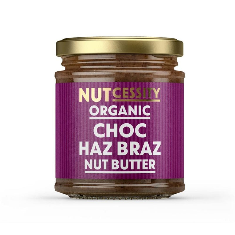 Organic Vegan Choc Haz Braz Nut Butter 170g [Peanut-Free]