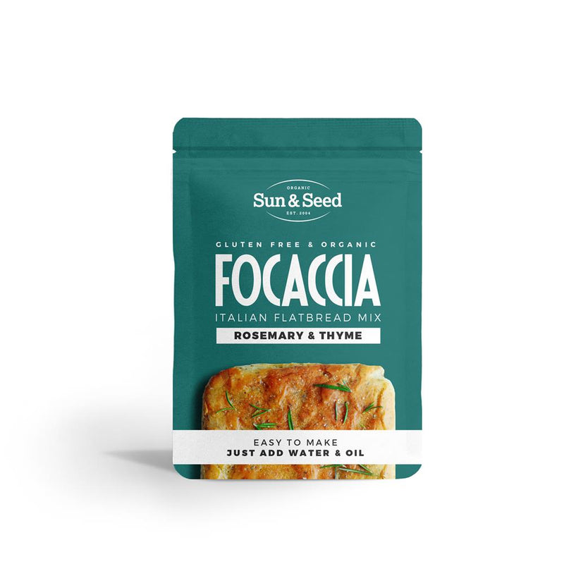 Organic GF Focaccia Mix Rosemary & Thyme 300g