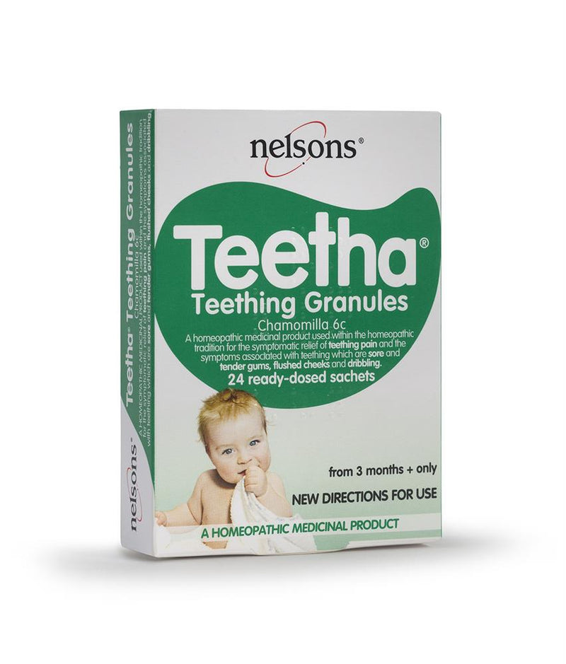 Nelsons Teetha Teething Granules 24 Sachets