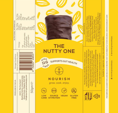 The Nutty One - Chocolate Coconut Brownie 50g