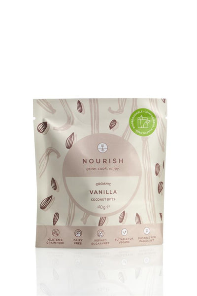 Nourish Vanilla Coconut Bites 40g