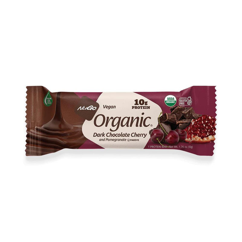 NuGo Organic Dark Chocolate Pomegranate Bar 50g