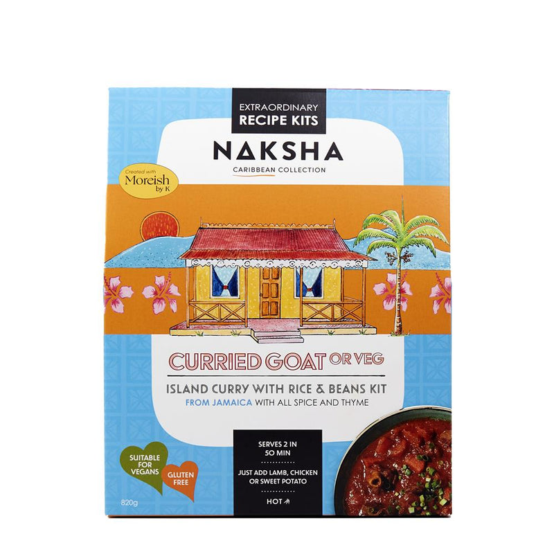 Jamaican Curry Rice & Beans Recipe Kit 667g Serves 2