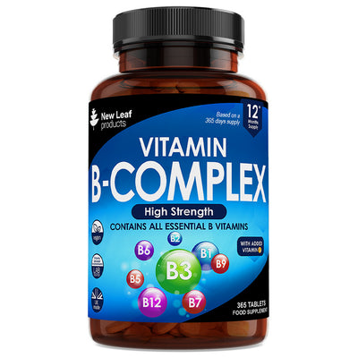 All 8 Essential B Vitamins - 365 Vegan Tablets