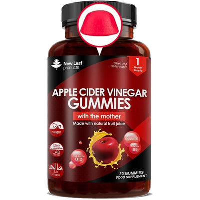 Apple Cider Vinegar Gummy & Folic Acid B12 Recyclable Bottle