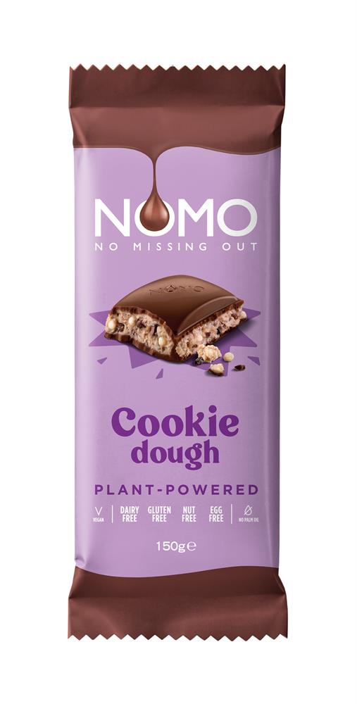 Nomo Free from Cookie Dough Chocolate Bar 150g