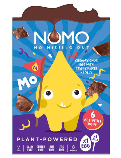 NOMO Free From Little Monsters Crispies Egg & Lollies 92g