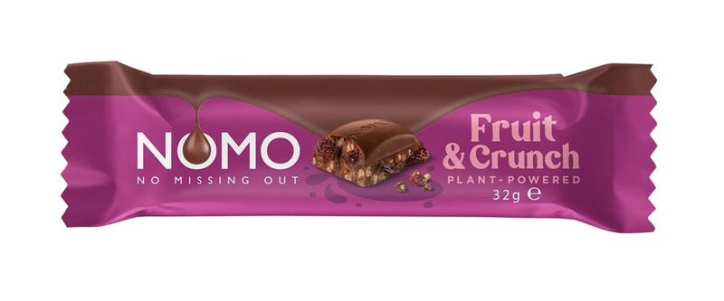 Nomo Free From Fruit & Crunch Choc Bar 38g