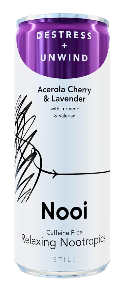 Nooi Acerola Cherry & Lavender Nootropic Calm Energy 250ml