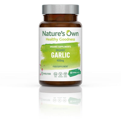 Organic Garlic 400mg 60 Capsules