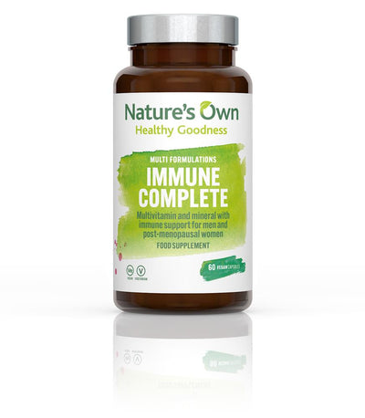 Immune complete multivitamin mineral and phytonutrient complex.