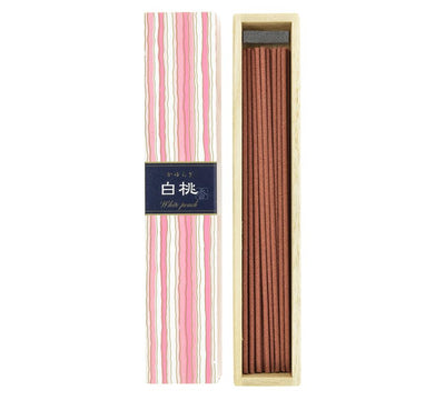 Kayuragi Incense - White Peach 40 Sticks