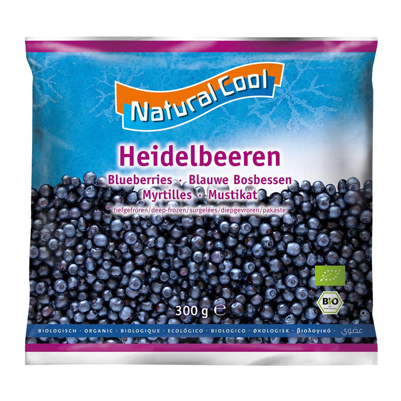 Organic Bilberries (wild Blueberries) 300g