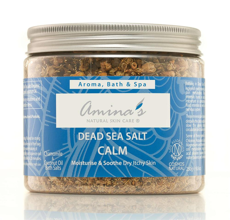 Calm Chamomile & Coconut Oil Dead Sea Salts 250g