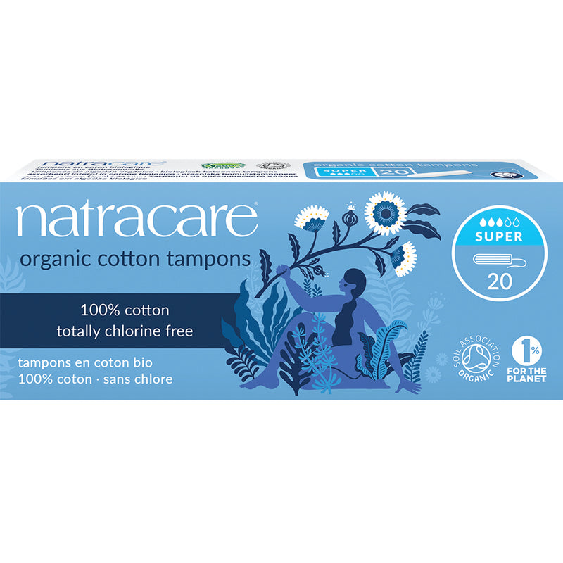 Organic Non-Applicator Tampons Super x 20