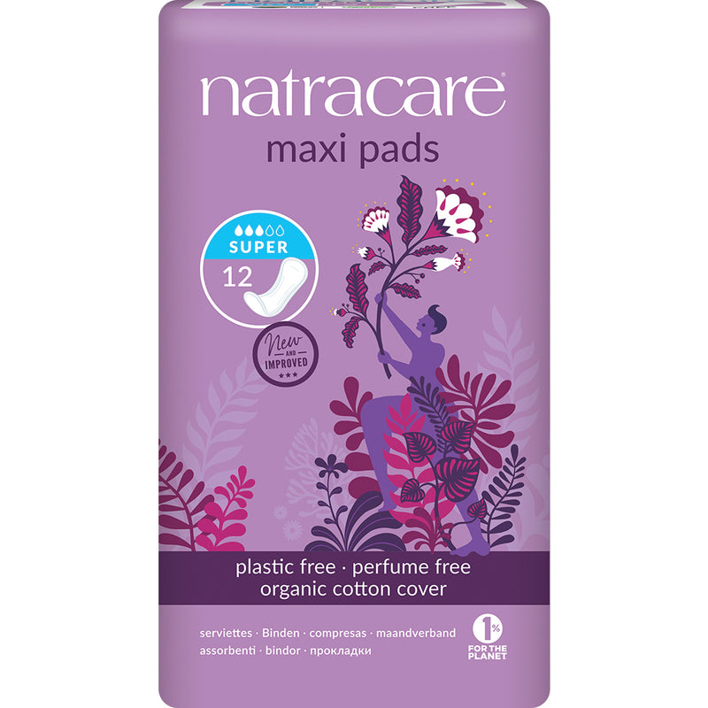 Natural Maxi Pads Super 12&