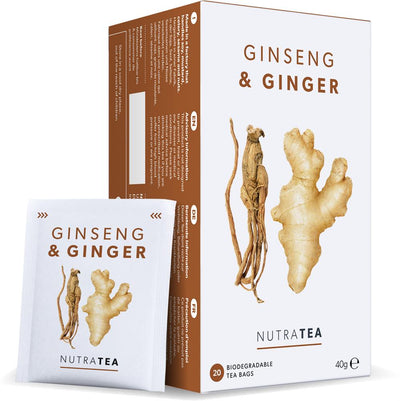 NutraTea Ginseng & Ginger - 20 Tea Bags