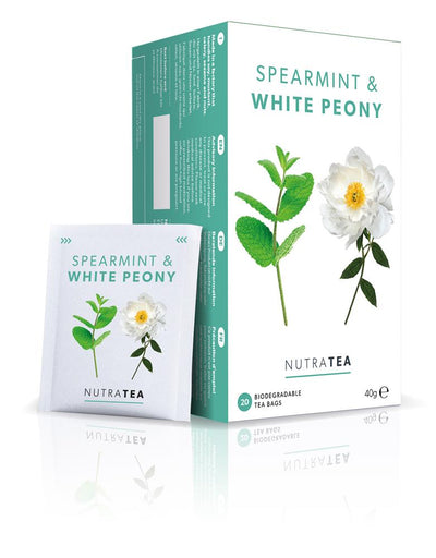 Nutra Spearmint & White Peony - 20 Herbal Tea Bags