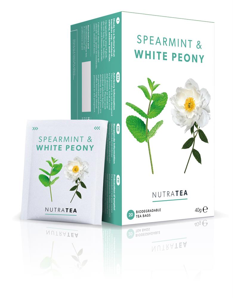 Nutra Spearmint & White Peony - 20 Herbal Tea Bags
