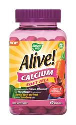 Alive! Calcium Soft Jells 60 Gummies