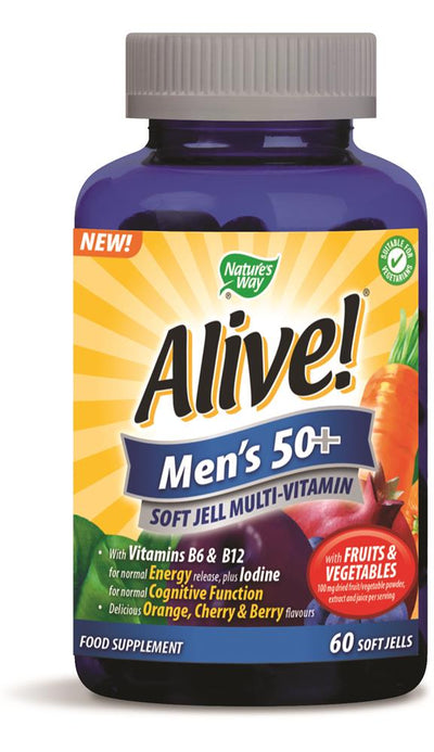 Alive! Men`s 50+ Multivitamin Soft Jells