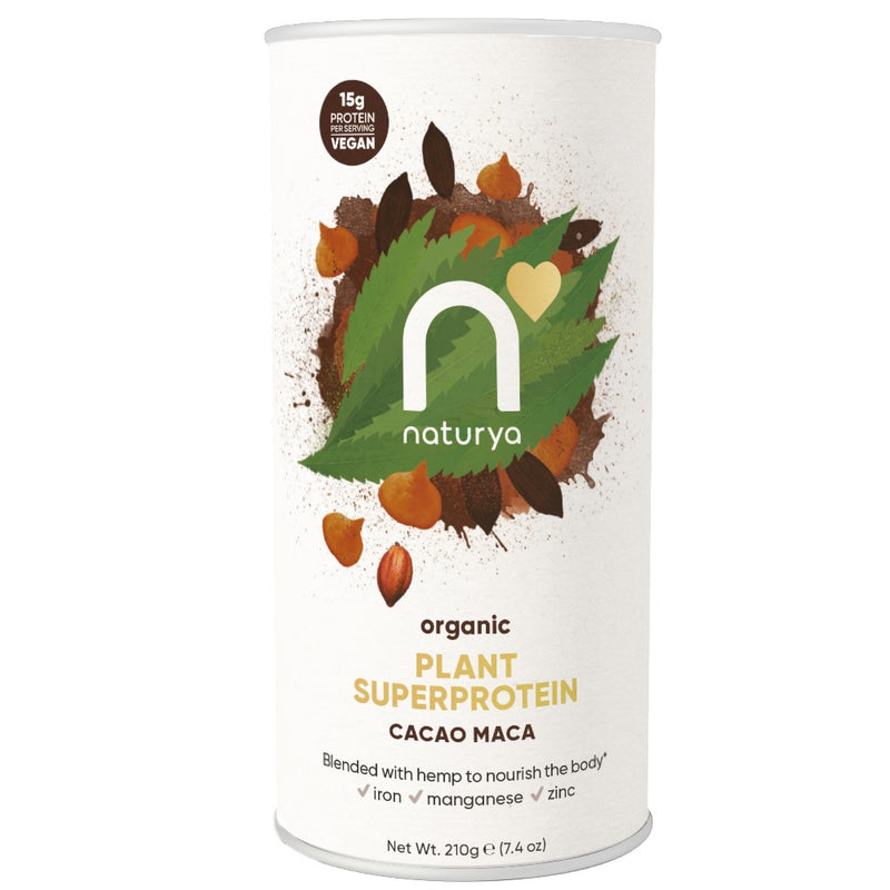 Naturya Plant Superprotein Cacao Maca Organic 210g