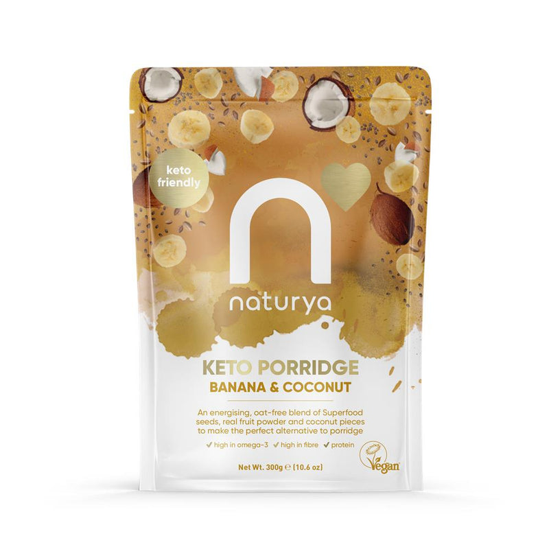 Naturya Keto Porridge Banana & Coconut 300g