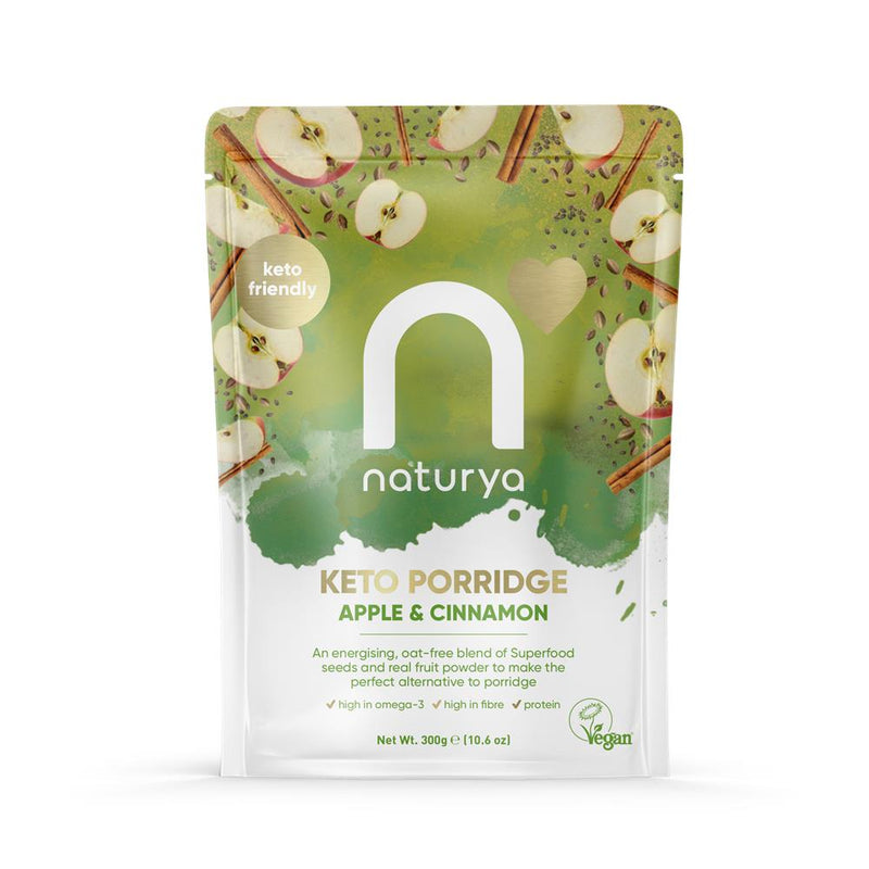 Naturya Keto Porridge Apple & Cinnamon 300g