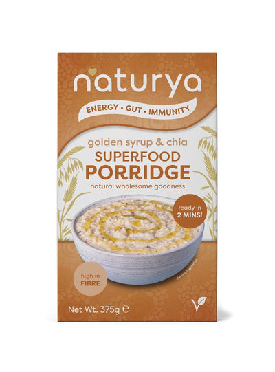 Naturya Superfood Porridge Golden Syrup & Chia 375g