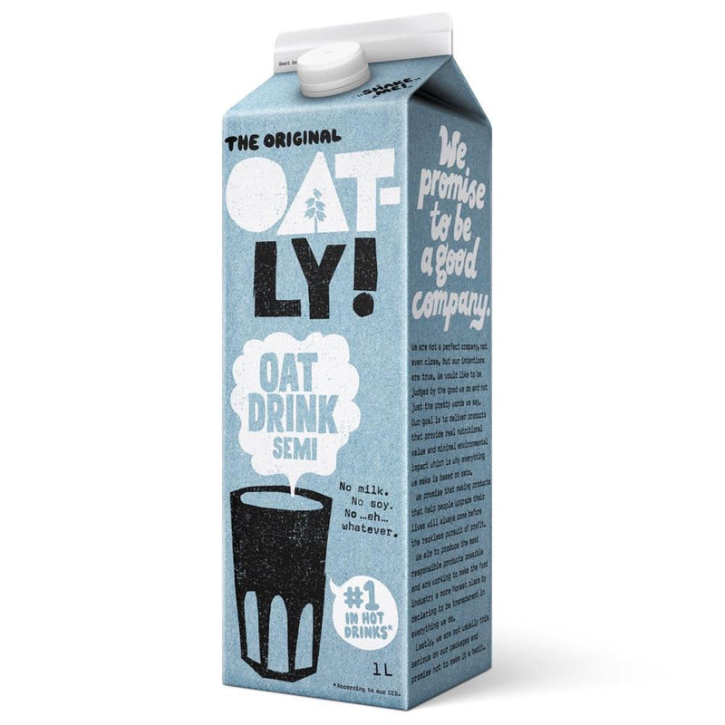 Oatly Oat Drink Semi 1L