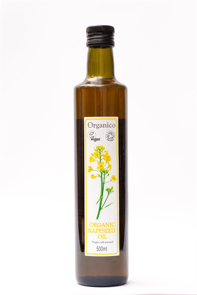 Organico Organic Virgin Cold-pressed Rapeseed Oil 500ml