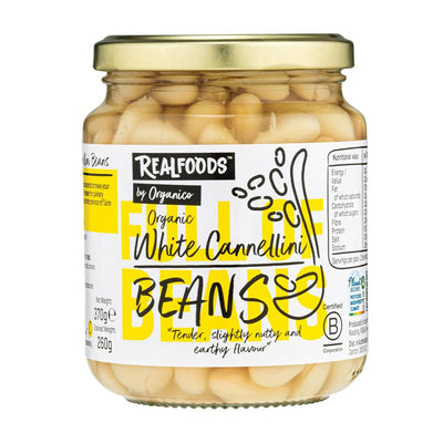 Organic White Cannellini Beans in Water 370g