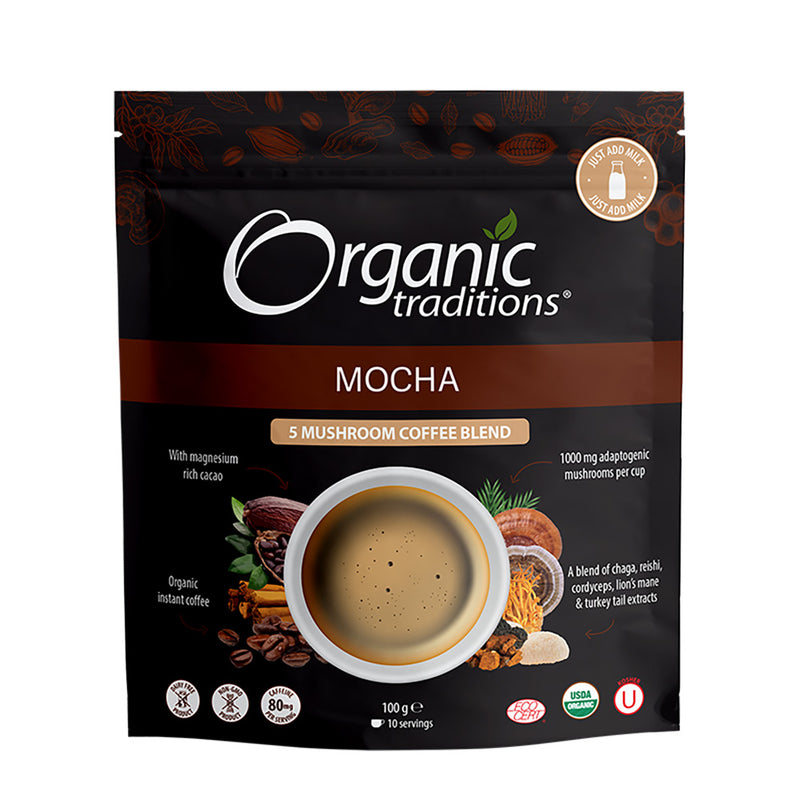 Organic 5 Mushroom Coffee Blend Mocha 100g