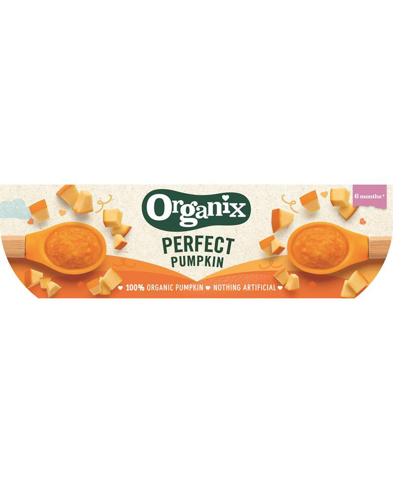 Organix Perfect Pumpkin Puree 2 x 100g