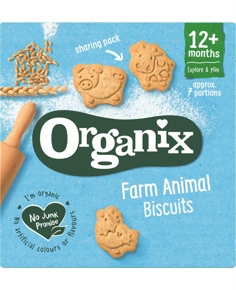 Farm Animal Organic Toddler Snack Biscuits 100g