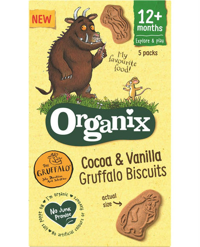 Gruffalo Cocoa & Vanilla Biscuits Multipacks 5 x 20g