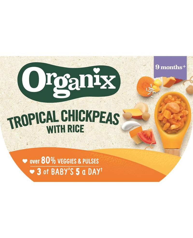 Organix Tropical Chickpeas with Rice 190g