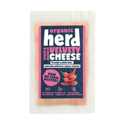 Organic Herd Spicy & Marbled Velvety Cheese 150g