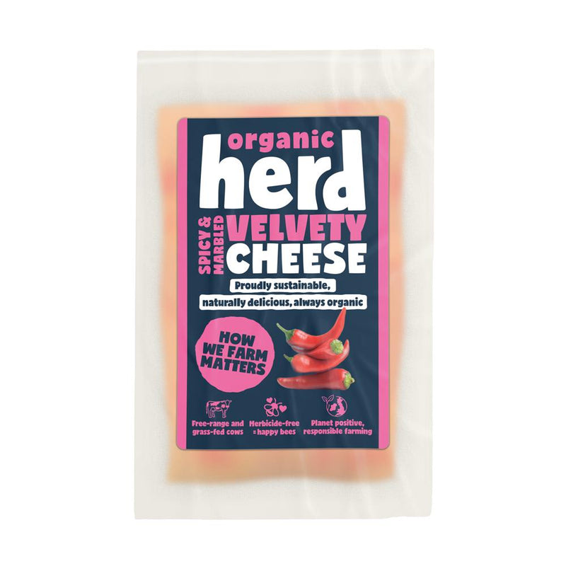 Organic Herd Spicy & Marbled Velvety Cheese 150g