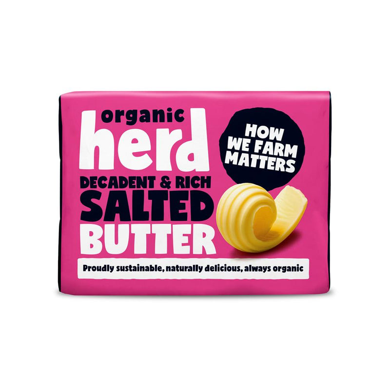 Organic Herd Salted Butter 250g