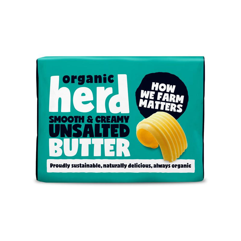 Organic Herd Unsalted Butter 250g