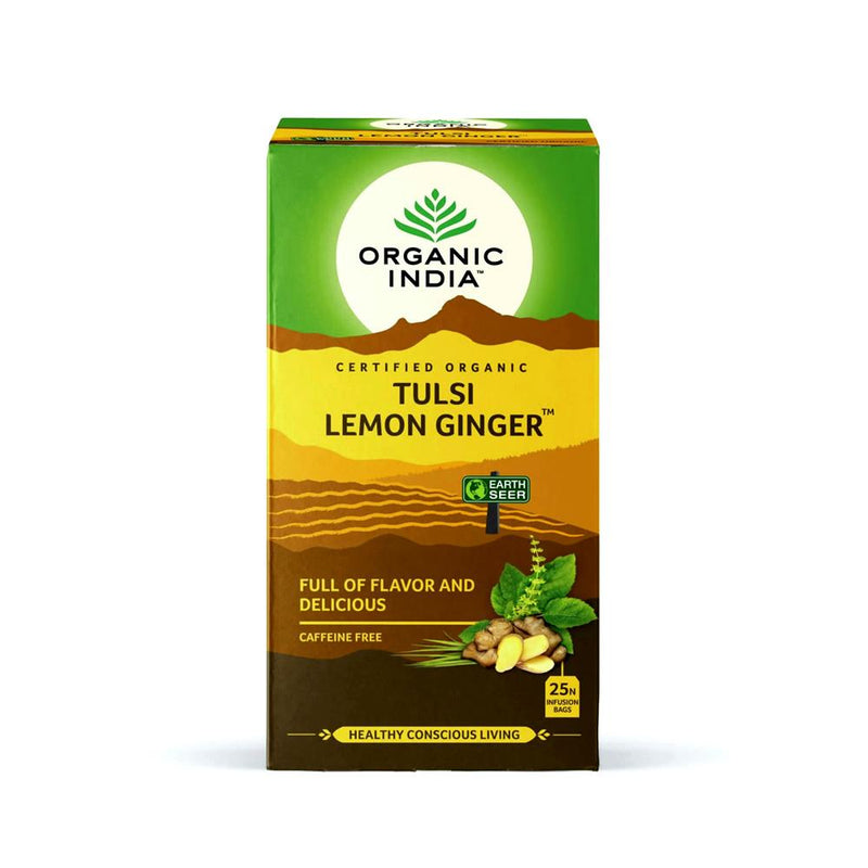 Organic Tulsi Lemon Ginger 25 Bags