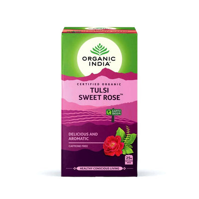 Organic Tulsi Sweet Rose 25 Bags