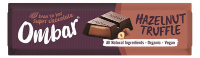 Ombar Hazelnut Truffle Filled Chocolate Bar 42g