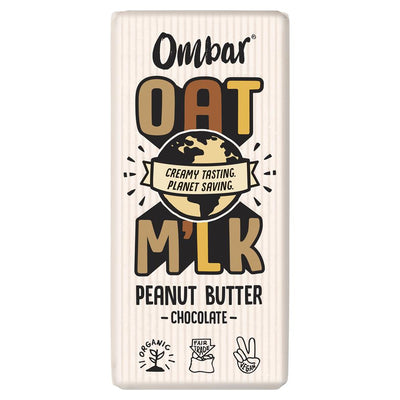 Ombar Oat M'lk Peanut Butter Chocolate Bar 70g