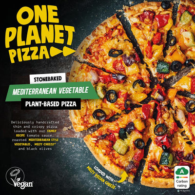 Mediterranean Roasted Vegetable Vegan Pizza 355g